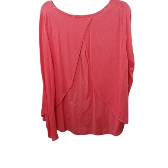 Fresh Produce neon coral tulip back top - Picture 1 of 9